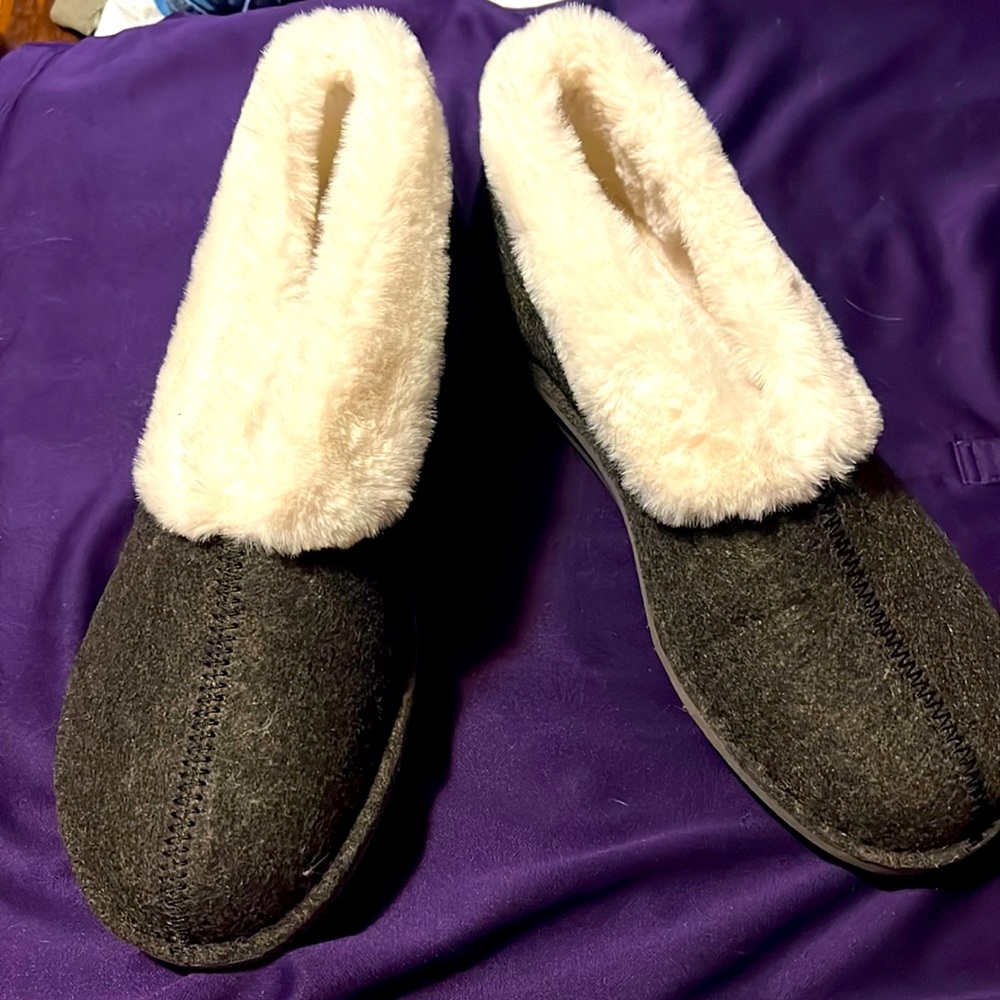 Warm winter booties